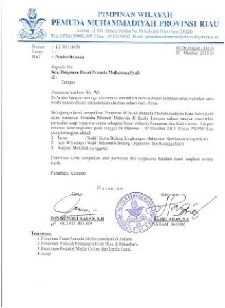 Pemuda Muhammadiyah Riau Tunda Keberangkatan ke Malaysia